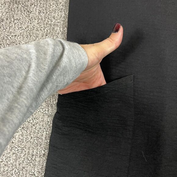 Torrid Jumpsuit Womens 1X Plus Black Sleeveless Wide Leg Cropped Pockets Boho - Picture 3 of 10